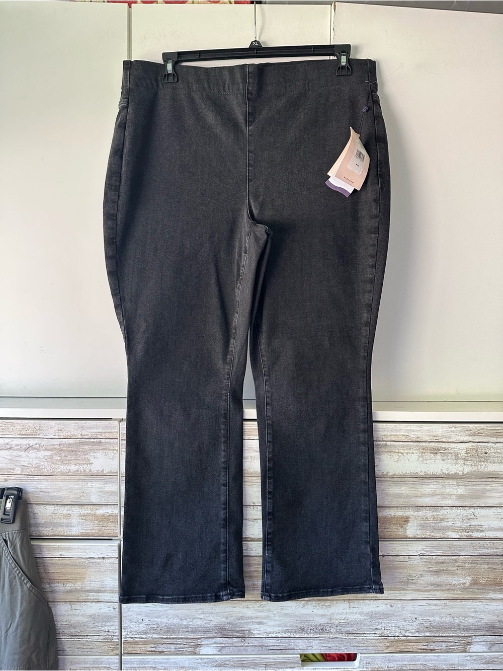 💙 NWT NYDJ Pull-On Slim Boot Jeans Trinity Wash Petite 1X Plus
